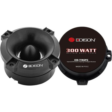 Edison ED-TW25 8 cm Super Bullet Spl Neodyum Tweeter 60W Rms Fiyatı