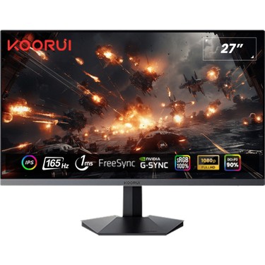 Koorui 27 GN06 165Hz 1ms IPS Fhd (Hdmı, Displayport) Gaming Fiyatı