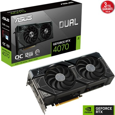 Asus DUAL-RTX4070-O12G-EVO NVIDIA GEFORCE RTX 4070 12GB Fiyatı