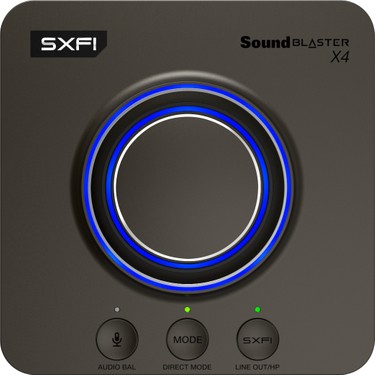 Creative Sound Blaster X4 - USB Dac Amp, 7.1 Surround, Optik Fiyatı