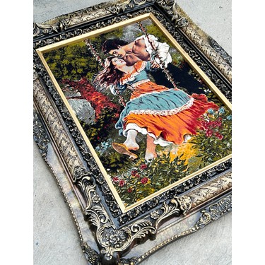 Hasyılmaz Çardaktaki Çift Adlı Iran Tebriz Halı Tablo Fiyatı