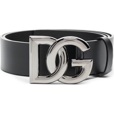 Dolce & Gabbana Leather Belt With Dg Logo Fiyatı