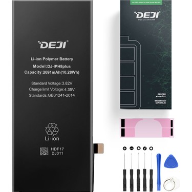 Deji iPhone 8 Plus Batarya 2691mAh Kapasite Orijinal Yüksek Fiyatı