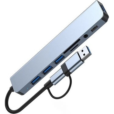 Comse Macbook Pro Air Uyumlu USB Type-C Hub Dönüştürücü Fiyatı