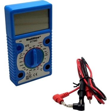Wellhise DT-700D Geniş Ekran Işıklı Multimetre Fiyatı