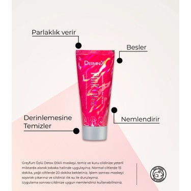 Derminix Pink Glow Detox Etkili Greyfurt Özlü Soyulabilir Fiyatı