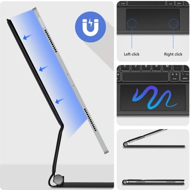 Fogy Ipad Pro 11''(3,4 Nesil) 2022 Uyumlu M1,m2 Magic Fiyatı