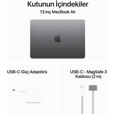 Apple MacBook Air M3 メモリ16GB ストレージ512GB MacBook Air M3 Notebook Fiyatı ve Özellikleri - Vatan Bilgisayar