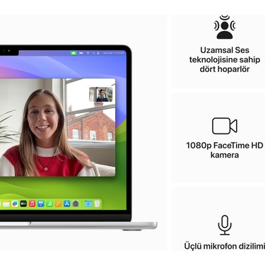 Apple MacBook Air M3 Çip 8GB 256GB SSD macOS 13 Taşınabilir Fiyatı