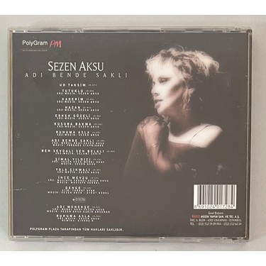Sezen Aksu Adı Bende Saklı CD Fiyatı - Taksit Seçenekleri