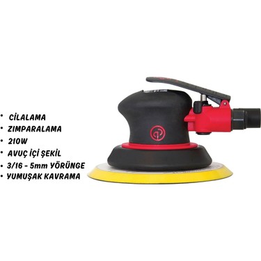Chicago Pneumatic C7215E Havalı Orbital Zımpara Makinesi - Fiyatı