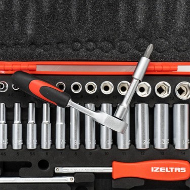 İzeltaş 1/4 Altı Köşe Lokma ve Bits Set 48 Parça Fiyatı
