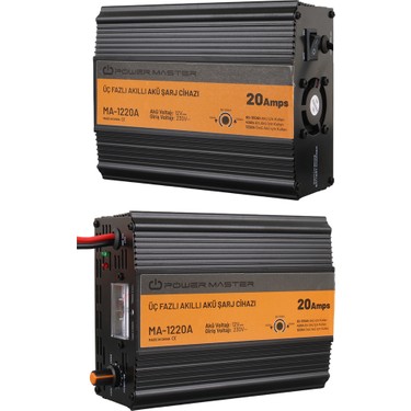 Powermaster MA-1220A 12 Volt - 20 Amper Akıllı Akü Şarj Fiyatı