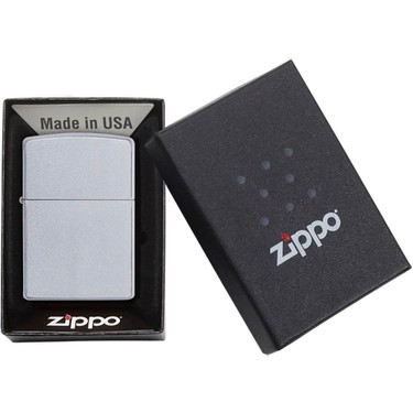リール ZIPPO '81 MARRYAT (SMITH LTD.) SV CHROME Zippo Reg Satin Chrome Çakmak Metalik Gri Renkli Çelik Fiyatı