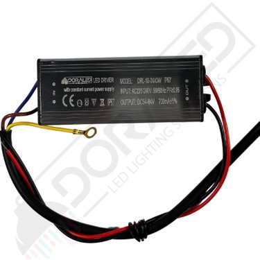 Dora Led 18-24X3W 700MA 54-84V Power LED Driver IP67 Power Fiyatı
