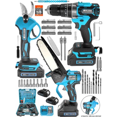 BATTLE TESTED PRESSURE PASSING DVDセット Graizer 5800 Mega Set 2 Akülü Şarjlı Dal Ağaç Kesme Testere Fiyatı