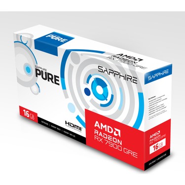 Sapphire RX 7900 GRE Pure Amd 16GB GDDR6 Ekran Kartı Fiyatı