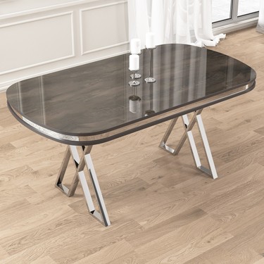 Canisa Zae Serisi 90X168 Lak Panel Antrasit Ironi gümüş Ayak Fiyatı