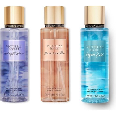 Vıctorıa's Secret Bare Vanilla-Midnight Bloom-Aqua Kiss Fiyatı
