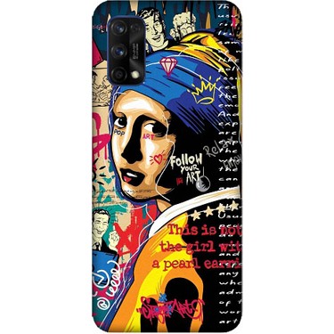 Teknomeg Realme Pro Uyumlu Inci Küpeli Kız Popart Desenli Fiyatı