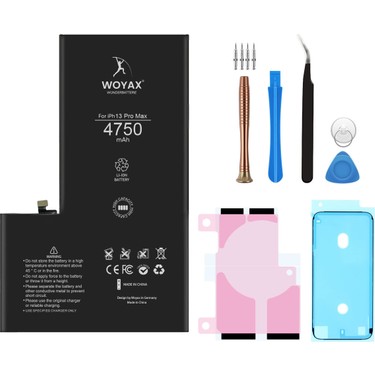 Woyax Apple iPhone 13 Pro Max Premium Batarya 4750 Mah Fiyatı