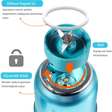 Yui M18 3 In 1 Kişisel Smoothie Retro Blender -Öğütücü-Cam Fiyatı