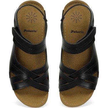 ※vajjeho34 Polaris 164343.Z4FX Siyah Kadın Comfort Sandalet Fiyatı