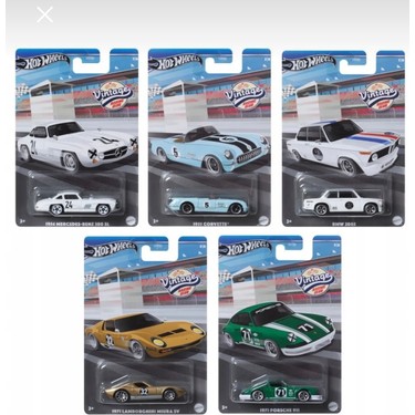 Hot Wheels Vintage Racing Club 5'li Mix Özel Koleksiyon Fiyatı