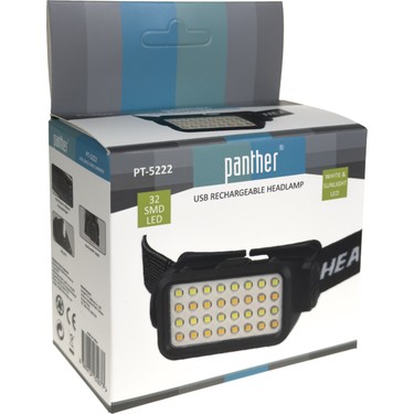 Panther PT-5222 USB Şarjlı Kafa Lambası Fiyatı - Taksit Seçenekleri