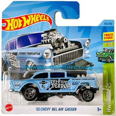 Hot Wheels '55 Chevy Bel Air Gasser Blue 2023 #110 Short Fiyatı