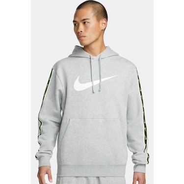 Nike Sportswear Repeat Grey White Standart Kesim Gri Erkek Fiyat