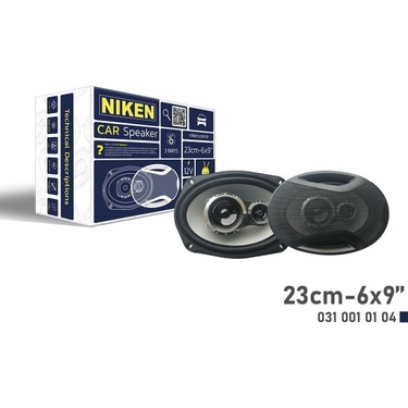 Araç hoparlörü kolon oval 23 cm 6,9inc 2adet niken Fiyatı