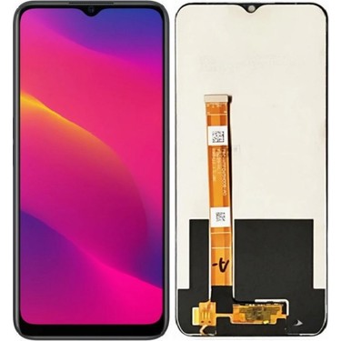 Oppo A5 2020 Uyumlu LCD Dokunmatik Ekran Çıtasız Siyah ( Fiyatı