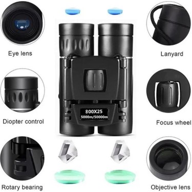 Okgoods Güçlü Dürbün 800X25 Uzun Menzilli Teleskop Hd Zoom Fiyatı
