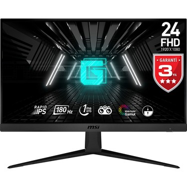 MSI 23.8 G2412F 1920x1080 (FHD) 16:9 FLAT RAPID IPS 180HZ Fiyatı