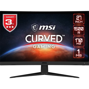 MSI G27C5 E2 27インチ曲面ゲーミングモニター 湾曲モニター MSI G27C5 E2 27 Curved 1500R 170Hz 1ms VA Freesync Premium Fiyatı