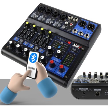 Midex Quadcast Set Cx1 Mikrofon Midex Mikser Stand Kulaklık Fiyatı