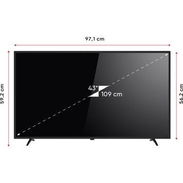 Next YE-43020G6 43 109 Ekran Uydu Alıcılı Full HD LED TV Fiyatı
