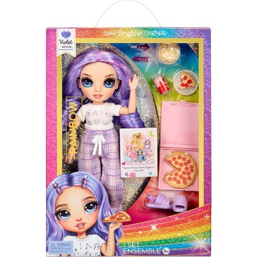 Rainbow High Jr High Pijama Partisi Bebekleri Violet Mor Fiyatı