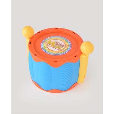 Let's Be Child Renkli Eğlenceli Davul Turuncu-Mavi 2-4 Yaş Fiyatı