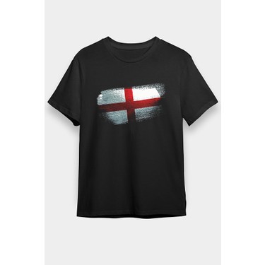 Darkhane Ingiltere England Siyah Unisex Ti ort T Shirt Fiyat