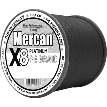 Mercan Pe Örgü Platinum X8 Siyah Ip 500M Makara Misina Fiyatı