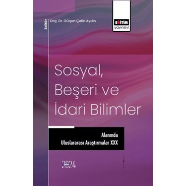 Sosyal Beşeri ve İdari Bilimler Alanında Uluslararası Kitabı 