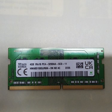 Sk Hynix 4 GB Ram (1RX16) Ddr4 3200 Mhz HMA851S6DJR6N-XN Fiyatı