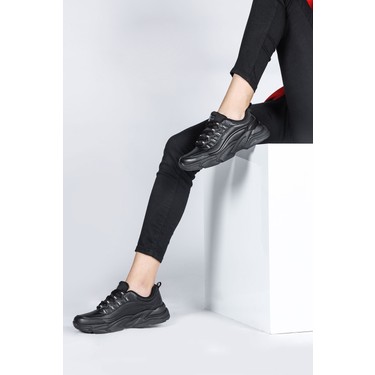 Jump 26776 Siyah Kadın Sneaker Günlük Spor Ayakkabı Fiyatı