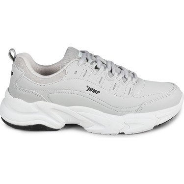 Jump 26776 Açık Gri - Beyaz Kadın Sneaker Günlük Spor Fiyatı