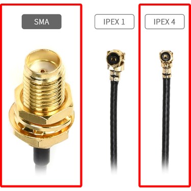 Alkatronik 10CM Sma Dişi Ipex4 Mhf4 Rf Bağlantı Kablosu Sma Fiyatı