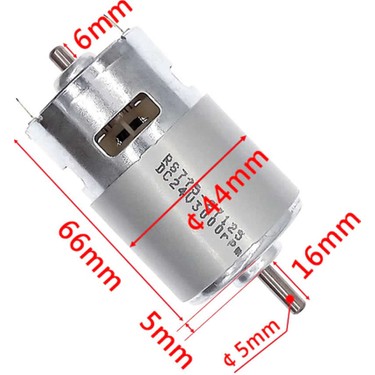 Alkatronik RS775 Dc Motor 12V 3000RPM Yüksek Hız Tork Matkap Fiyatı