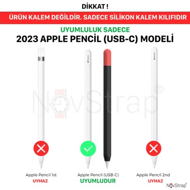 Novstrap Apple Pencil Usb-C ile Uyumlu Kılıf Fiyatı