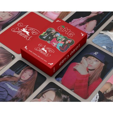 Home Silk Kpop Newjeans Photocards 55PCS Newjeans Omg Albüm Fiyatı